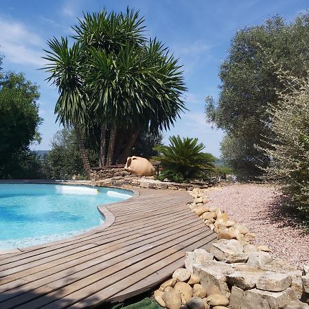 Beautiful Villa With A Stunning View Roujan Exterior foto